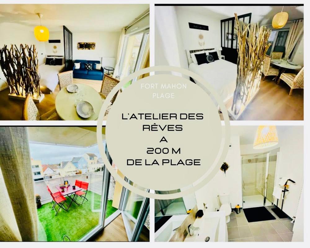 L'Atelier Des Reves A 200 M De La Plage Fort-Mahon-Plage Extérieur photo
